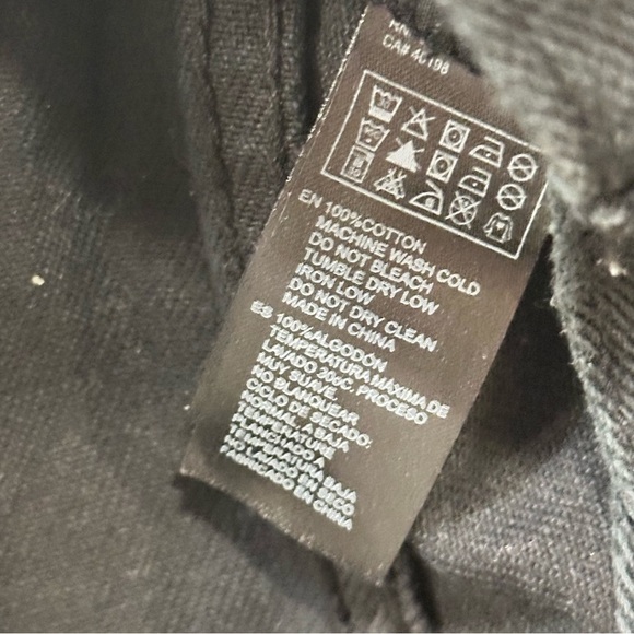 Forever 21 Studded Black Distressed Jean Shorts - Picture 6 of 6